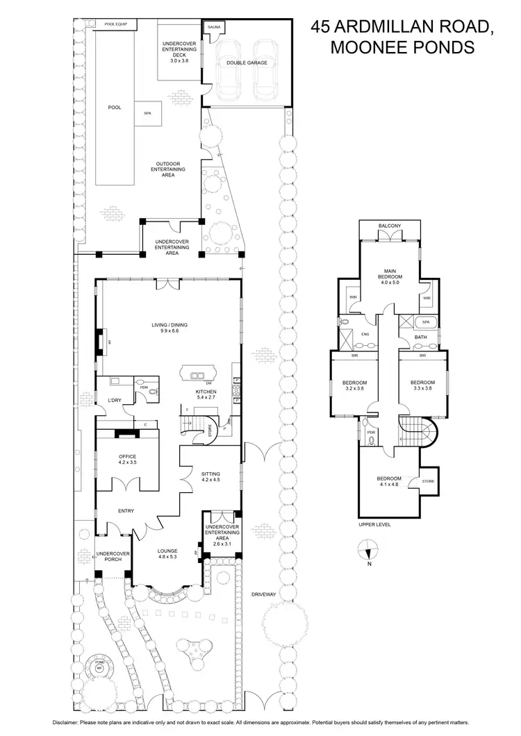 Floorplan of Homely house listing, 45 Ardmillan Road, Moonee Ponds VIC 3039