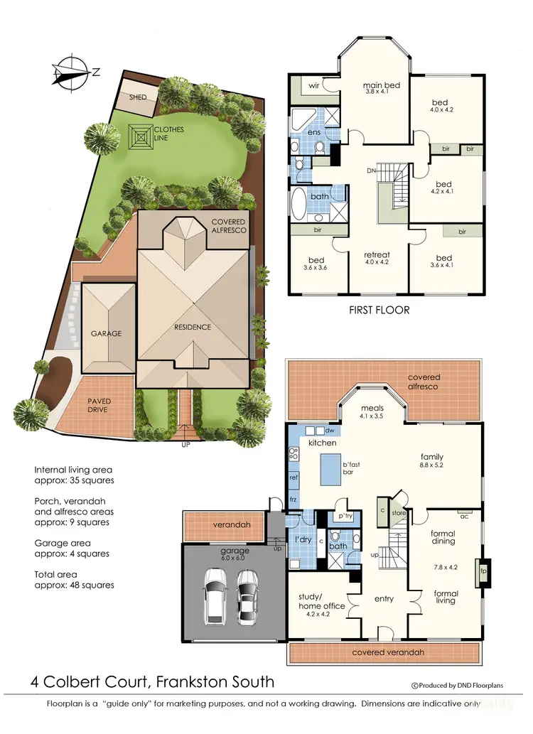 Floorplan of Homely house listing, 4 Colbert Court, Frankston South VIC 3199