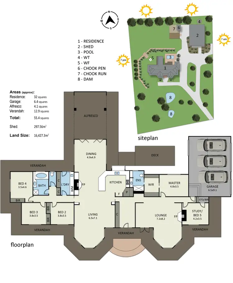 Floorplan of Homely rural property listing, 399 North Road, Langwarrin VIC 3910