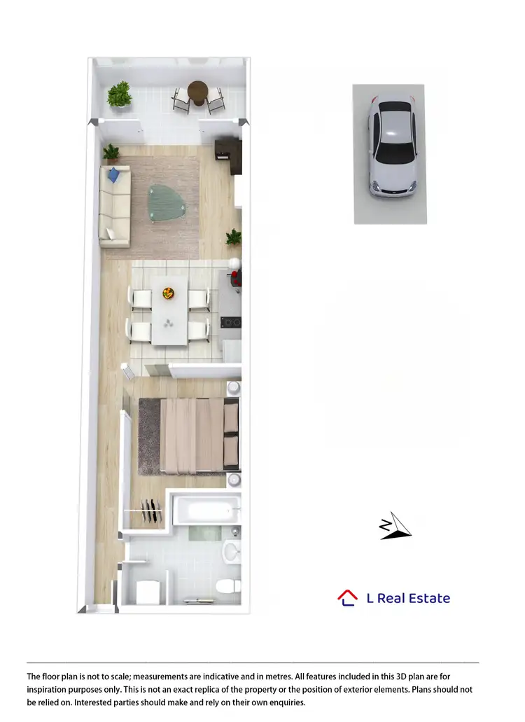Floorplan of Homely apartment listing, 1712/200 Spencer Street, Melbourne VIC 3000
