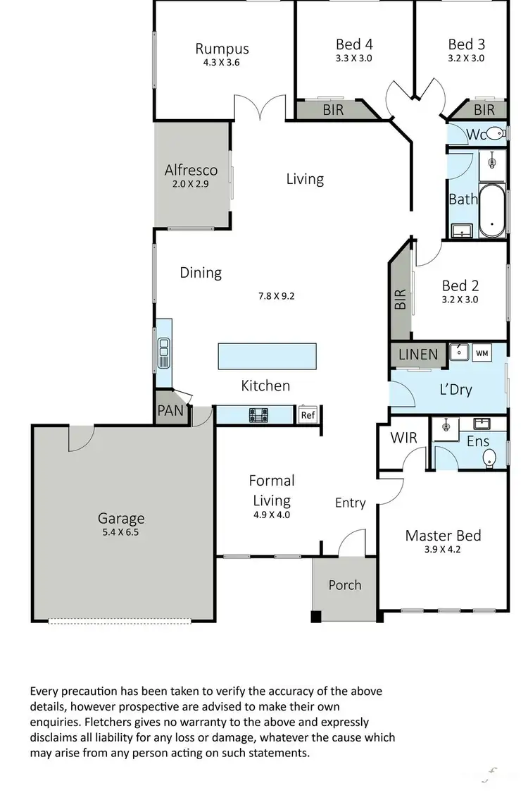 Floorplan of Homely house listing, 13 Lanata Way, Brookfield VIC 3338