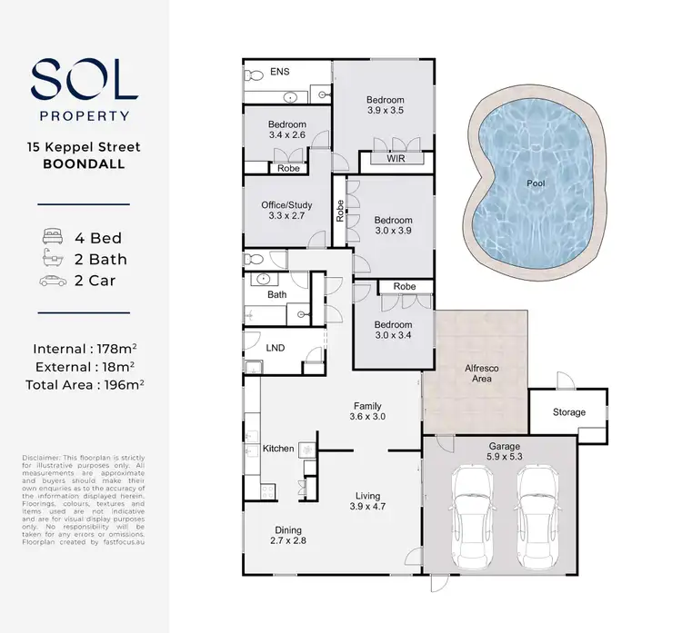 Floorplan of Homely house listing, 15 Keppel Street, Boondall QLD 4034