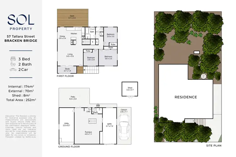 Floorplan of Homely house listing, 57 Tallara Street, Bracken Ridge QLD 4017