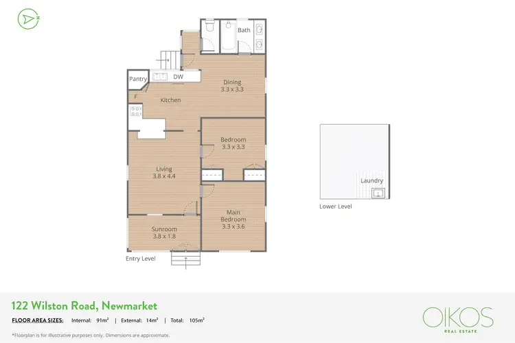 Floorplan of Homely house listing, 122 Wilston Road, Newmarket QLD 4051