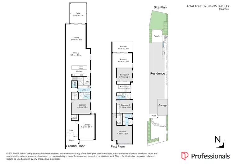 Floorplan of Homely townhouse listing, 4B Clematis Court, Patterson Lakes VIC 3197