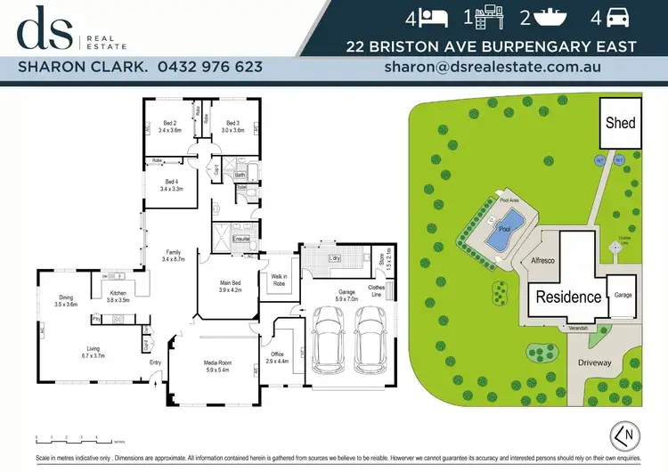 Floorplan of Homely house listing, 22 Briston Avenue, Burpengary East QLD 4505