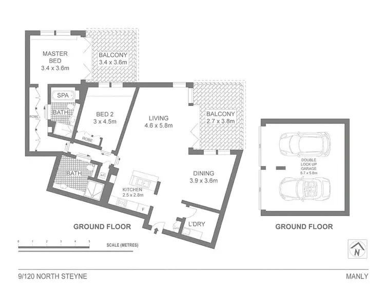 Floorplan of Homely apartment listing, 9/120 North Steyne, Manly NSW 2095