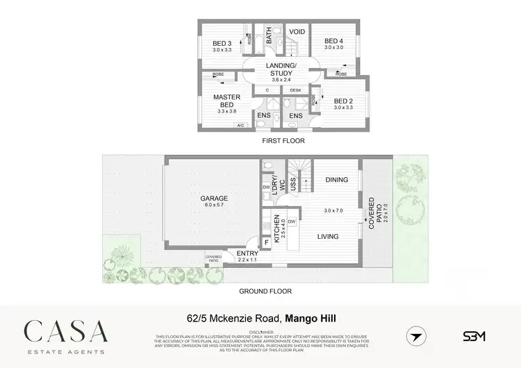 Floorplan of Homely townhouse listing, 62/5 Mckenzie Road, Mango Hill QLD 4509