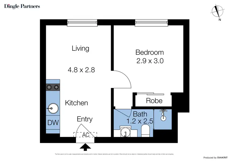 Floorplan of Homely apartment listing, 911/528 Swanston Street, Carlton VIC 3053