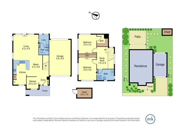 Floorplan of Homely townhouse listing, 41 Burssi Circuit, Doreen VIC 3754