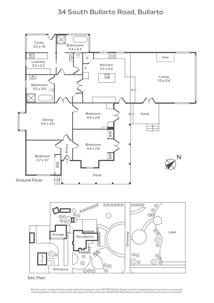 Floorplan of Homely house listing, 34 South Bullarto Road, Bullarto VIC 3461