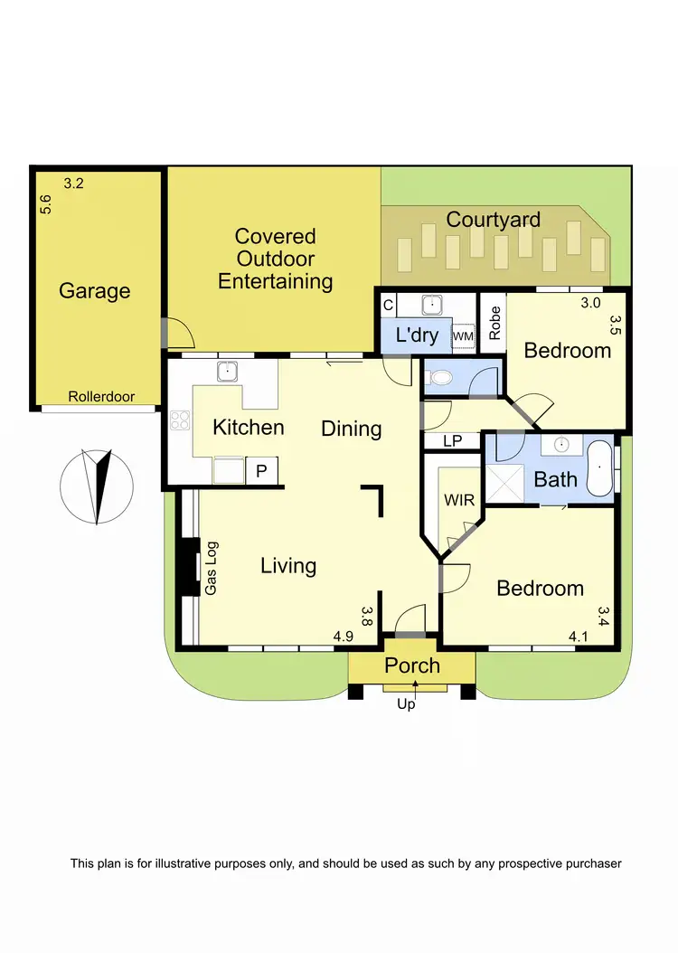 Floorplan of Homely unit listing, 2/9 William Street, Greensborough VIC 3088