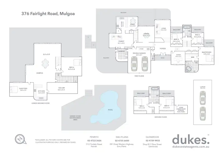 Floorplan of Homely rural property listing, 376 Fairlight Road, Mulgoa NSW 2745
