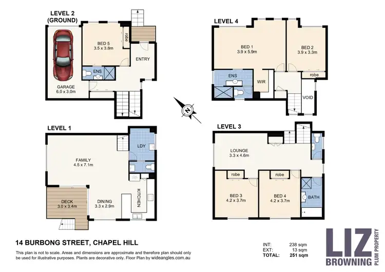 Floorplan of Homely house listing, 14 Burbong Street, Chapel Hill QLD 4069