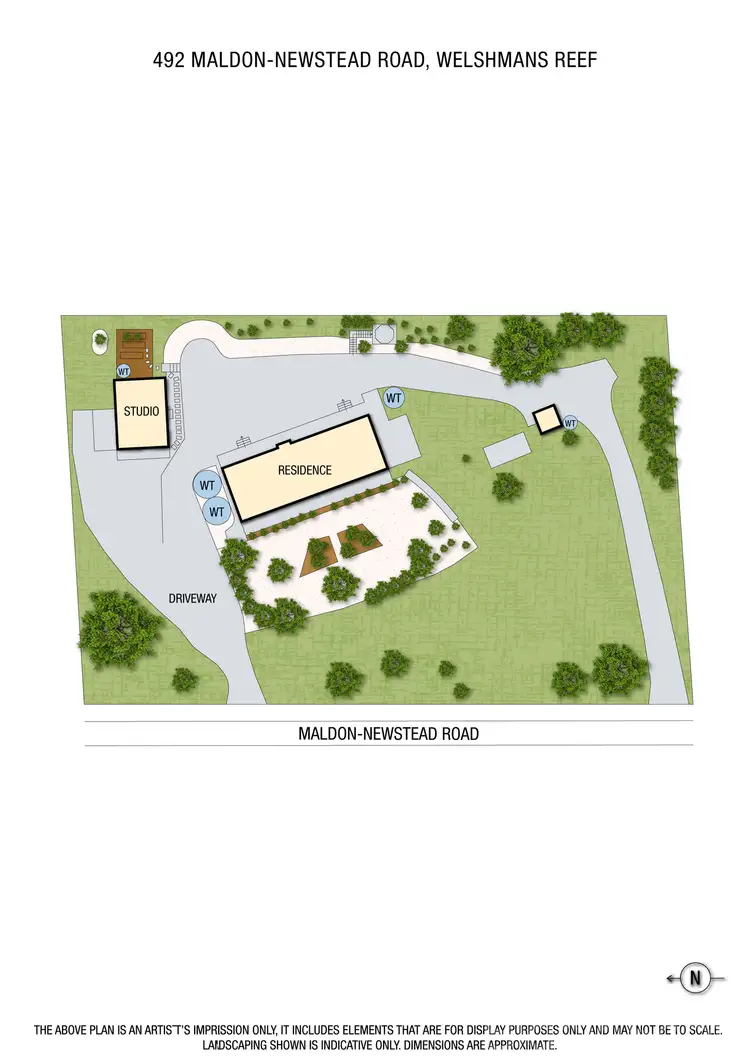 Floorplan of Homely house listing, 492 Maldon Newstead Road, Welshmans Reef VIC 3462