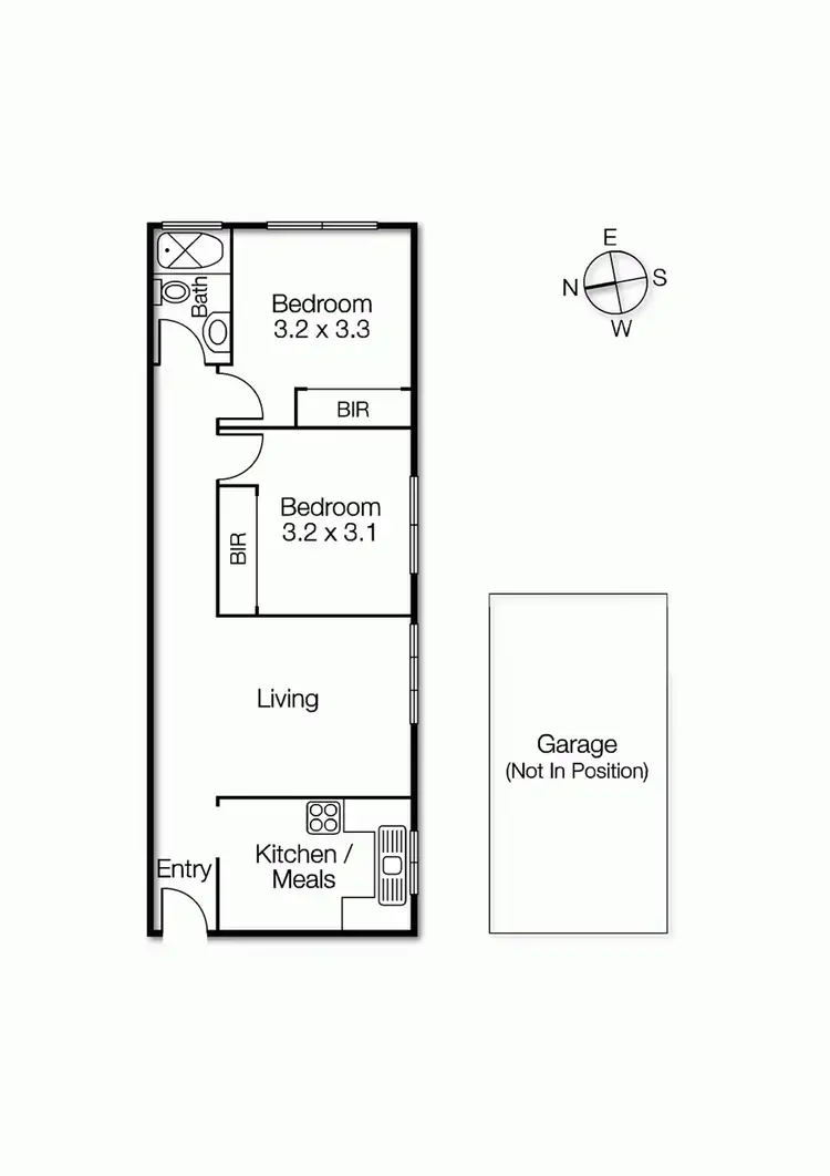 Floorplan of Homely apartment listing, 4/10 Tivoli Road, South Yarra VIC 3141