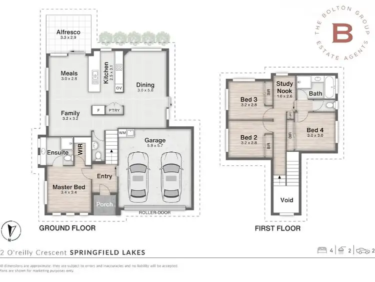 Floorplan of Homely house listing, 2 O'reilly Crescent, Springfield Lakes QLD 4300