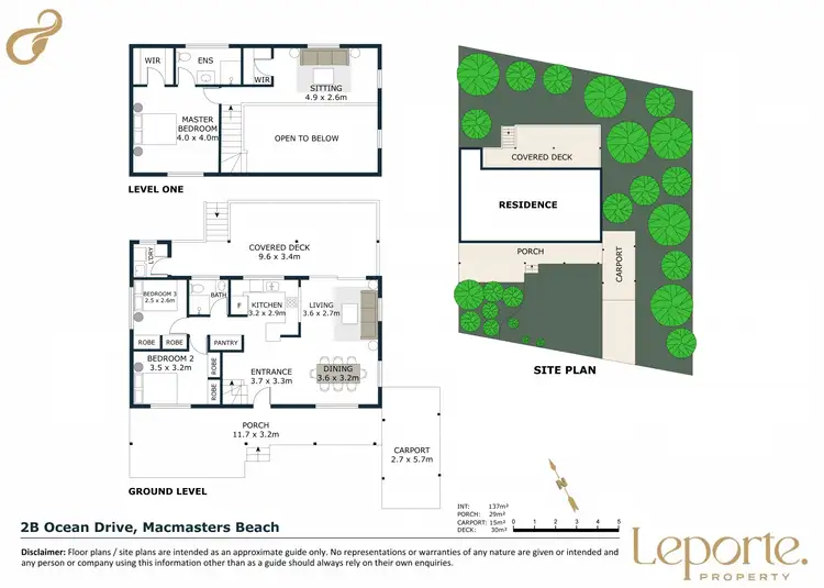 Floorplan of Homely house listing, 2B Ocean Drive, Macmasters Beach NSW 2251
