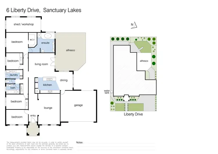 Floorplan of Homely house listing, 6 Liberty Drive, Sanctuary Lakes VIC 3030