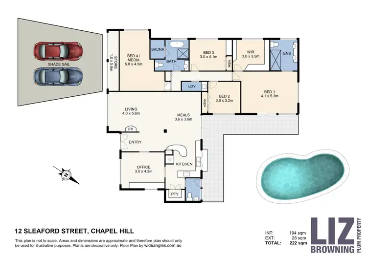 Floorplan of Homely house listing, 12 Sleaford Street, Chapel Hill QLD 4069