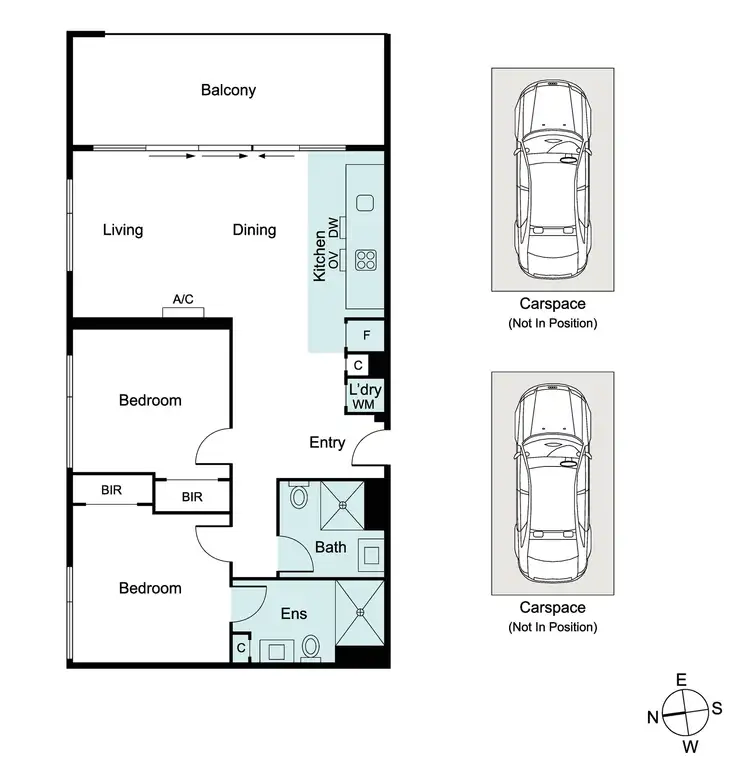 Floorplan of Homely apartment listing, 602/115 Church Street, Richmond VIC 3121
