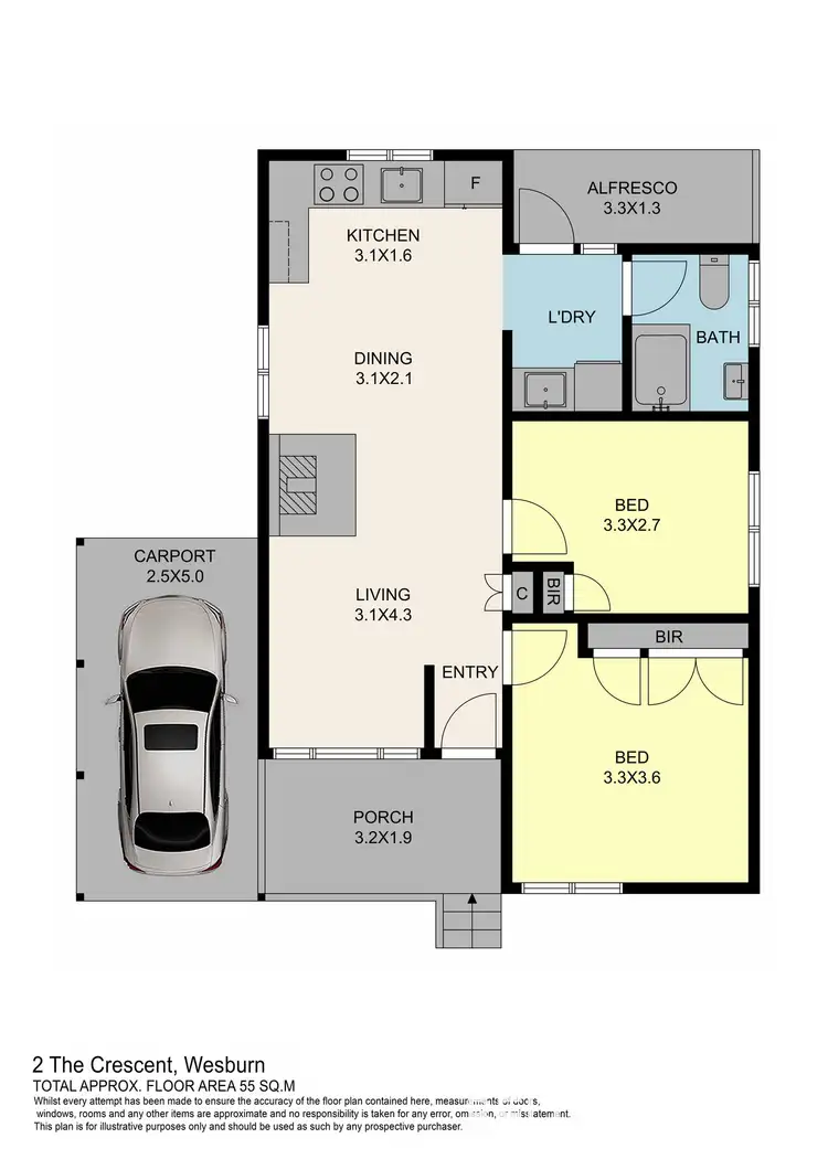 Floorplan of Homely house listing, 2 The Crescent, Wesburn VIC 3799