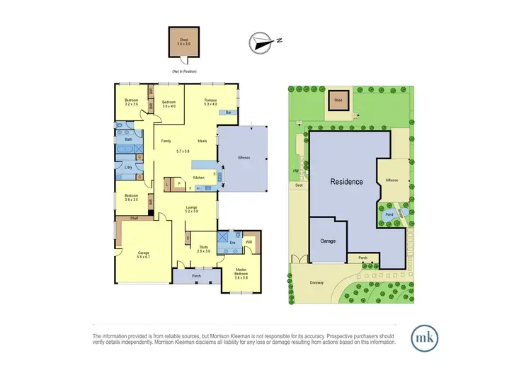 Floorplan of Homely house listing, 7 Vaucluse Rise, Doreen VIC 3754