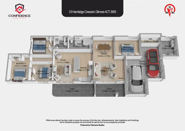 Floorplan of Homely house listing, 53 Hambidge Crescent, Gilmore ACT 2905
