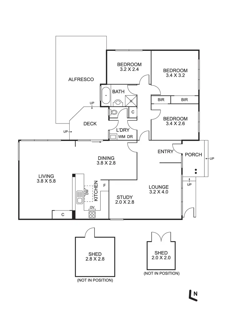 Floorplan of Homely house listing, 16 Wolf Street, Wantirna South VIC 3152