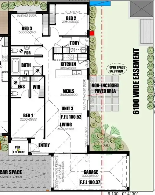 Floorplan of Homely townhouse listing, 3/131 Blackshaws Road, Newport VIC 3015