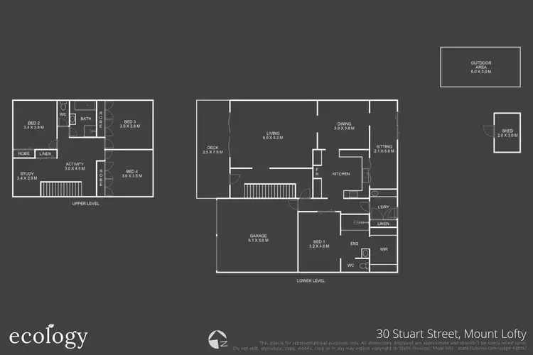 Floorplan of Homely house listing, 30 Stuart Street, Mount Lofty QLD 4350
