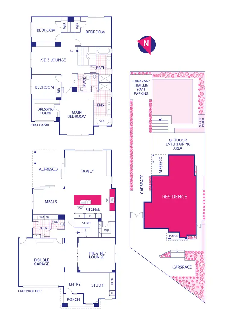 Floorplan of Homely house listing, 36 Greenside Way, Mernda VIC 3754