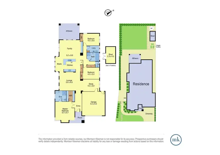 Floorplan of Homely house listing, 4 Levanter Cove, Mernda VIC 3754