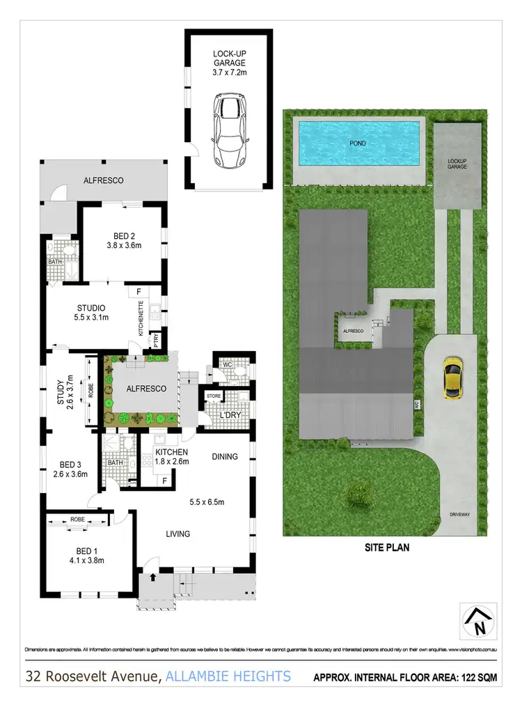 Floorplan of Homely house listing, 32 Roosevelt Avenue, Allambie Heights NSW 2100