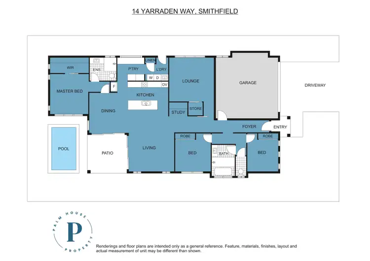Floorplan of Homely house listing, 14 Yarraden Way, Smithfield QLD 4878