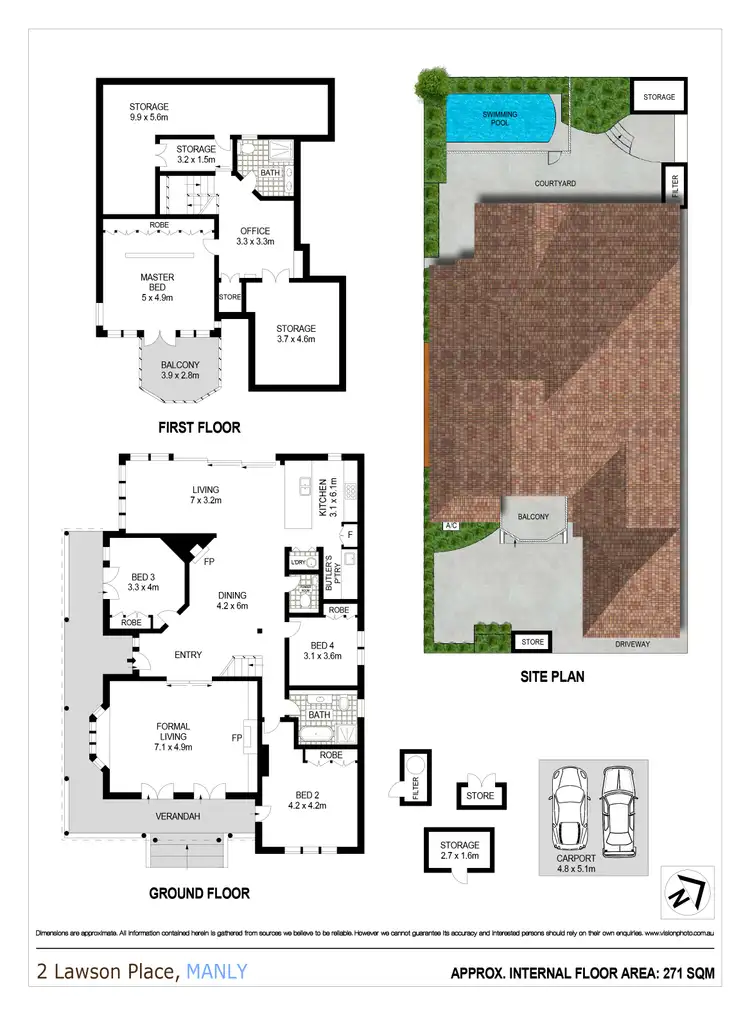 Floorplan of Homely house listing, 2 Lawson Place, Manly NSW 2095