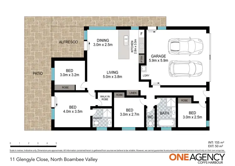 Floorplan of Homely house listing, 11 Glengyle Close, North Boambee Valley NSW 2450