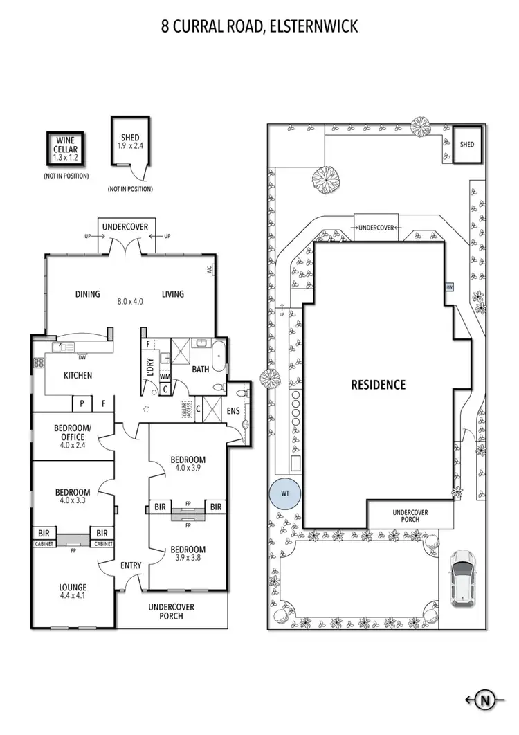 Floorplan of Homely house listing, 8 Curral Road, Elsternwick VIC 3185