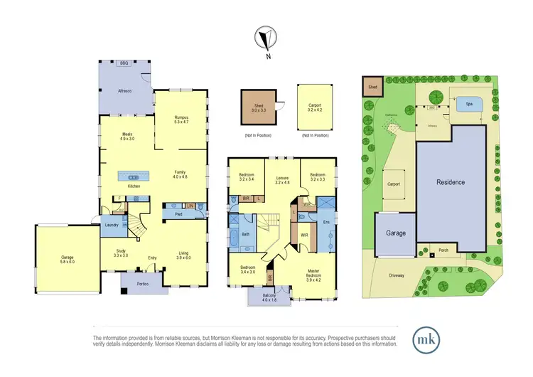 Floorplan of Homely house listing, 10 Montsalvat Street, Doreen VIC 3754