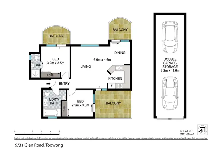 Floorplan of Homely unit listing, 9/31 Glen Road, Toowong QLD 4066