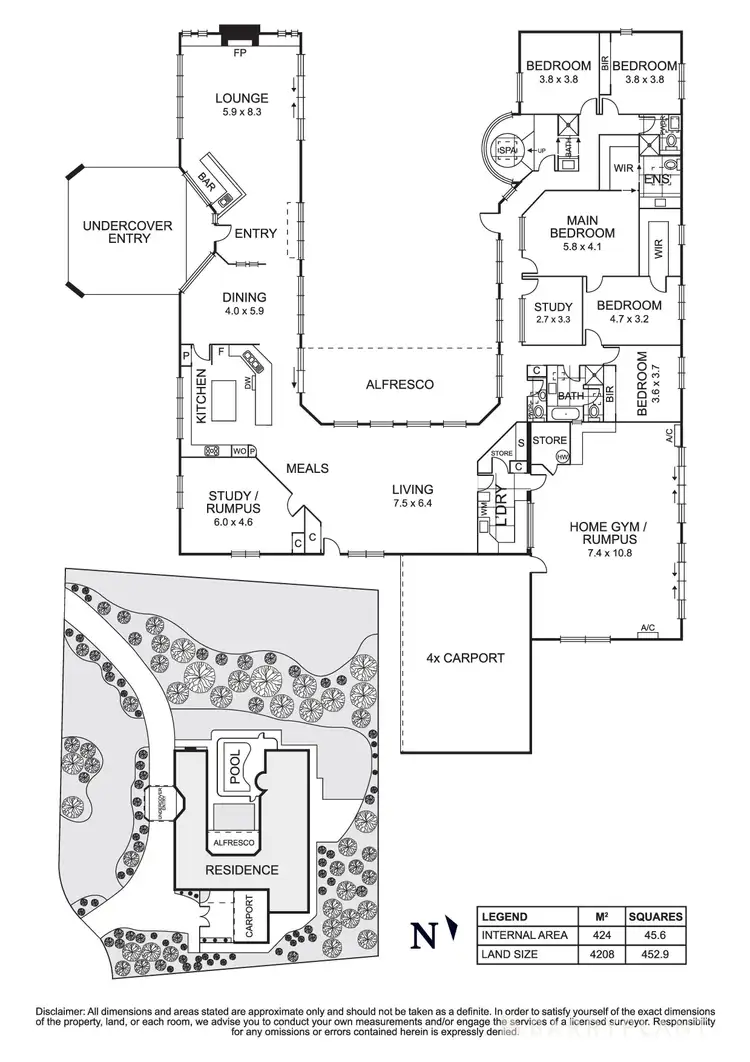 Floorplan of Homely house listing, 4 Pine Valley Way, Templestowe VIC 3106