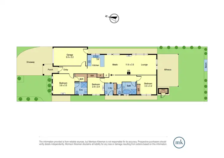 Floorplan of Homely house listing, 29 Beltons Way, Doreen VIC 3754
