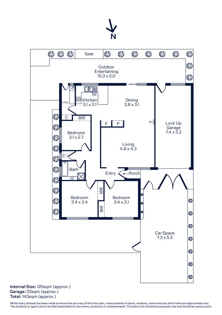 Floorplan of Homely unit listing, 229A Blackshaws Road, Altona North VIC 3025