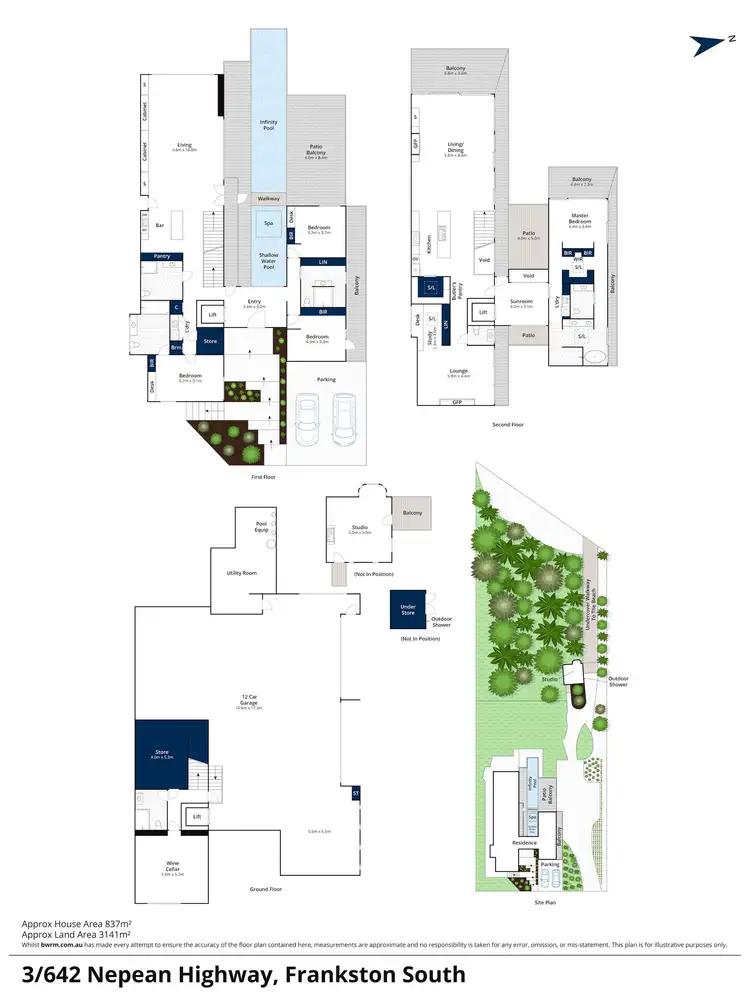 Floorplan of Homely house listing, 3/642A Nepean Highway, Frankston South VIC 3199