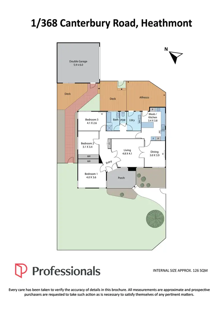 Floorplan of Homely unit listing, 1/368 Canterbury Road, Heathmont VIC 3135