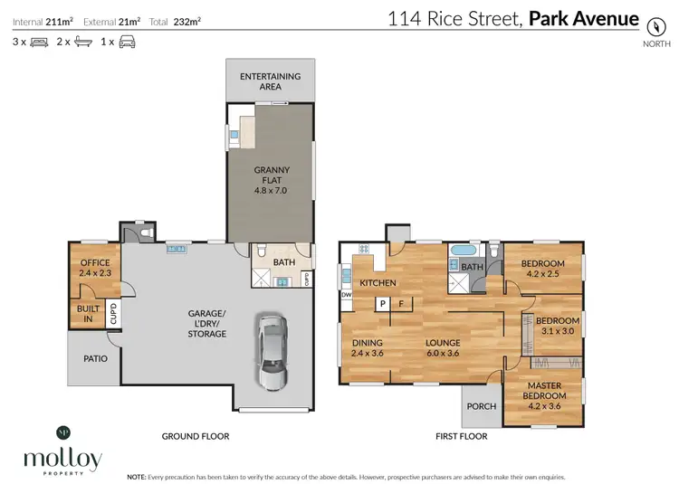 Floorplan of Homely house listing, 114 Rice Street, Park Avenue QLD 4701
