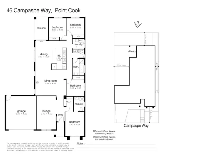 Floorplan of Homely house listing, 46 Campaspe Way, Point Cook VIC 3030
