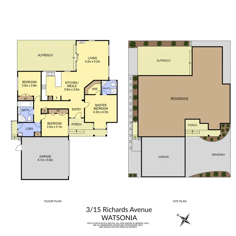 Floorplan of Homely unit listing, 3/15 Richards Avenue, Watsonia VIC 3087
