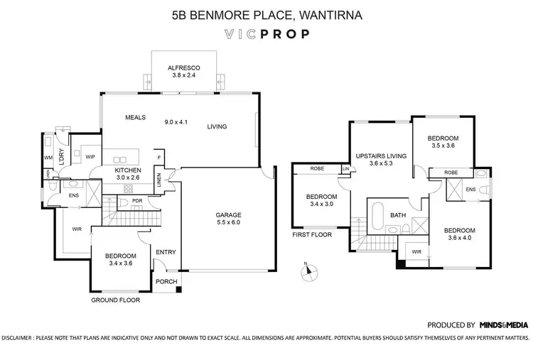 Floorplan of Homely house listing, 5B Benmore Place, Wantirna VIC 3152