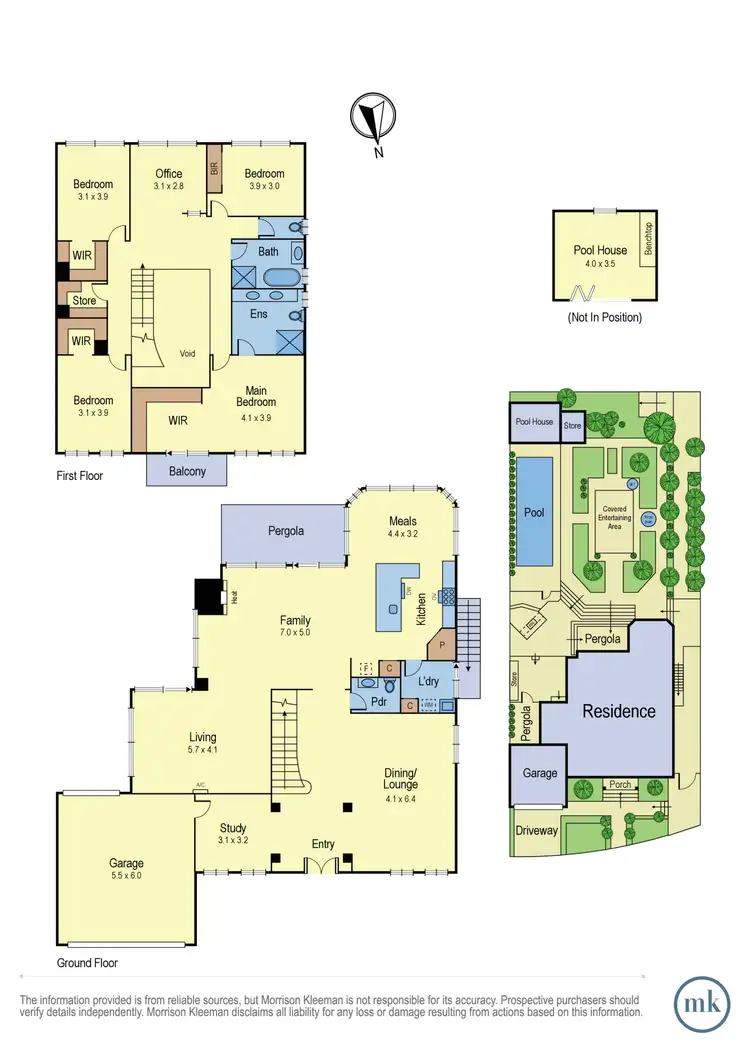 Floorplan of Homely house listing, 76 David Hockney Drive, Diamond Creek VIC 3089